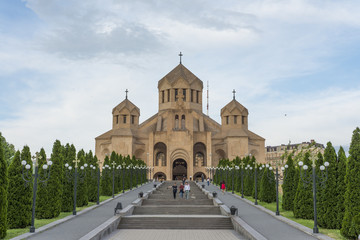 Fototapeta na wymiar Saint Gregory the Illuminator Cathedral, Yerevan
