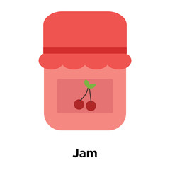 Jam icon vector isolated on white background, Jam sign