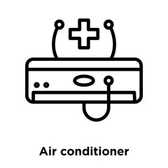 air conditioner icons isolated on white background. Modern and editable air conditioner icon. Simple icon vector illustration.