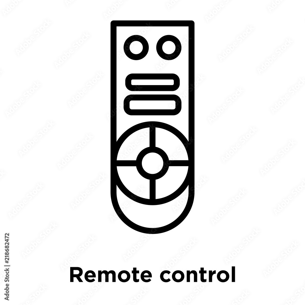 Poster remote control icon isolated on white background. modern and editable remote control icon. simple ic