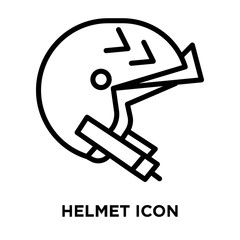 helmet icon on white background. Modern icons vector illustration. Trendy helmet icons