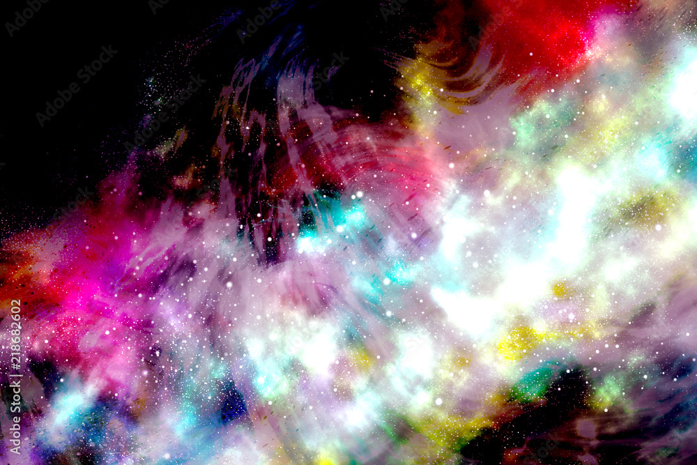 Canvas Prints space bright fantasy abstract background