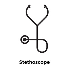 stethoscope icons isolated on white background. Modern and editable stethoscope icon. Simple icon vector illustration.