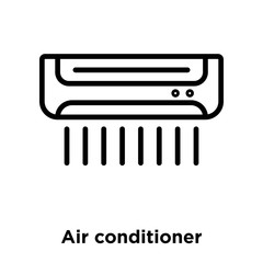 air conditioner icons isolated on white background. Modern and editable air conditioner icon. Simple icon vector illustration.