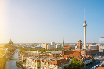 Naklejka premium Berlin skyline 