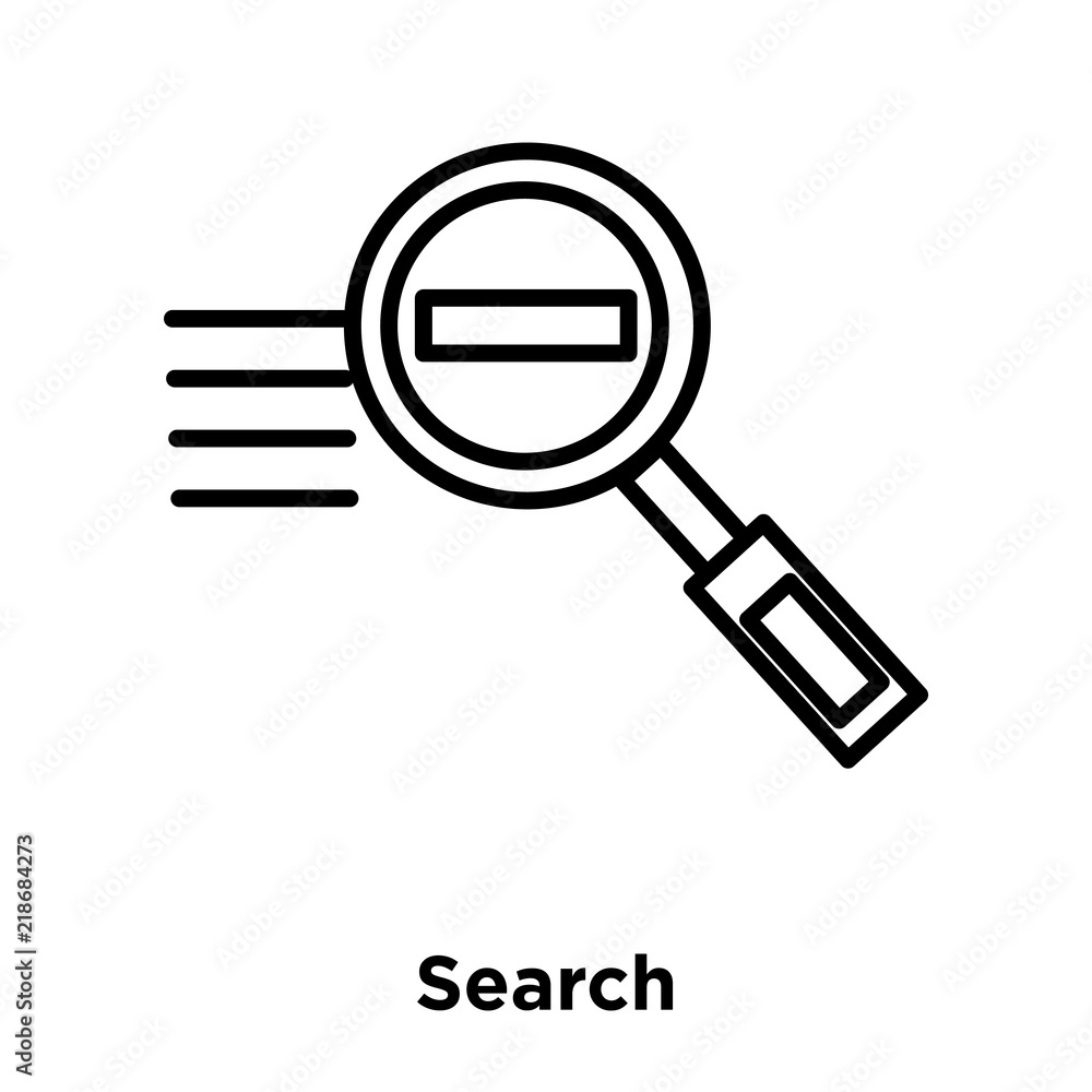 Poster search icon isolated on white background. modern and editable search icon. simple icons vector illus