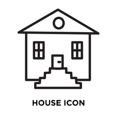 house icon on white background. Modern icons vector illustration. Trendy house icons