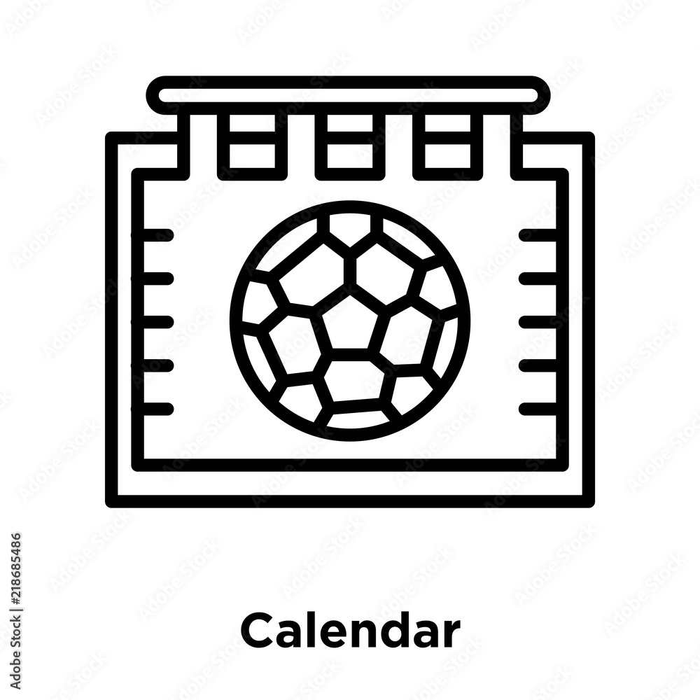 Poster calendar icon isolated on white background. modern and editable calendar icon. simple icons vector i