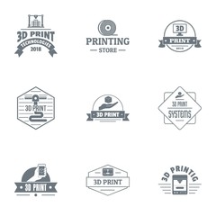 Fototapeta na wymiar Literature logo set. Simple set of 9 literature vector logo for web isolated on white background