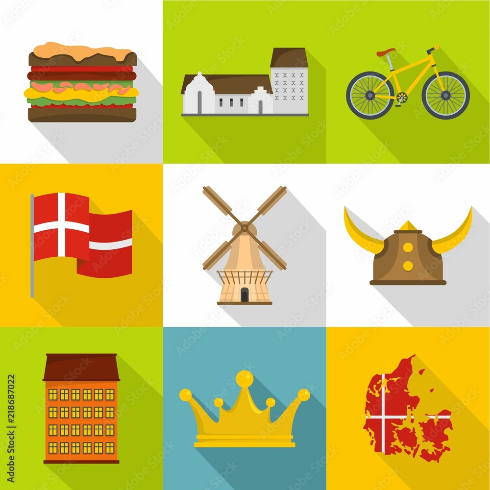 Aufkleber useful edge icons set. flat set of 9 useful edge vector icons for web isolated on white background