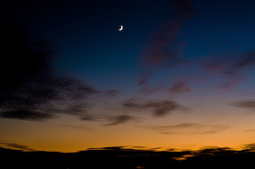 The Moon Over Sunset