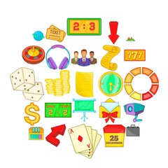 Figure icons set. Cartoon set of 25 figure vector icons for web isolated on white background