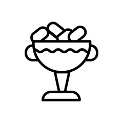 salat icon on white background. Modern icons vector illustration. Trendy salat icons