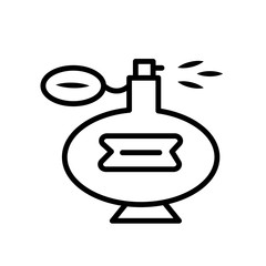 perfume icon on white background. Modern icons vector illustration. Trendy perfume icons
