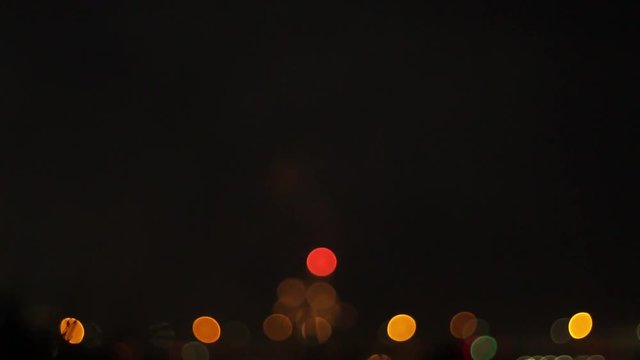 打ち上げ花火のぼかし