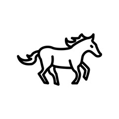 arab horse icon on white background. Modern icons vector illustration. Trendy arab horse icons