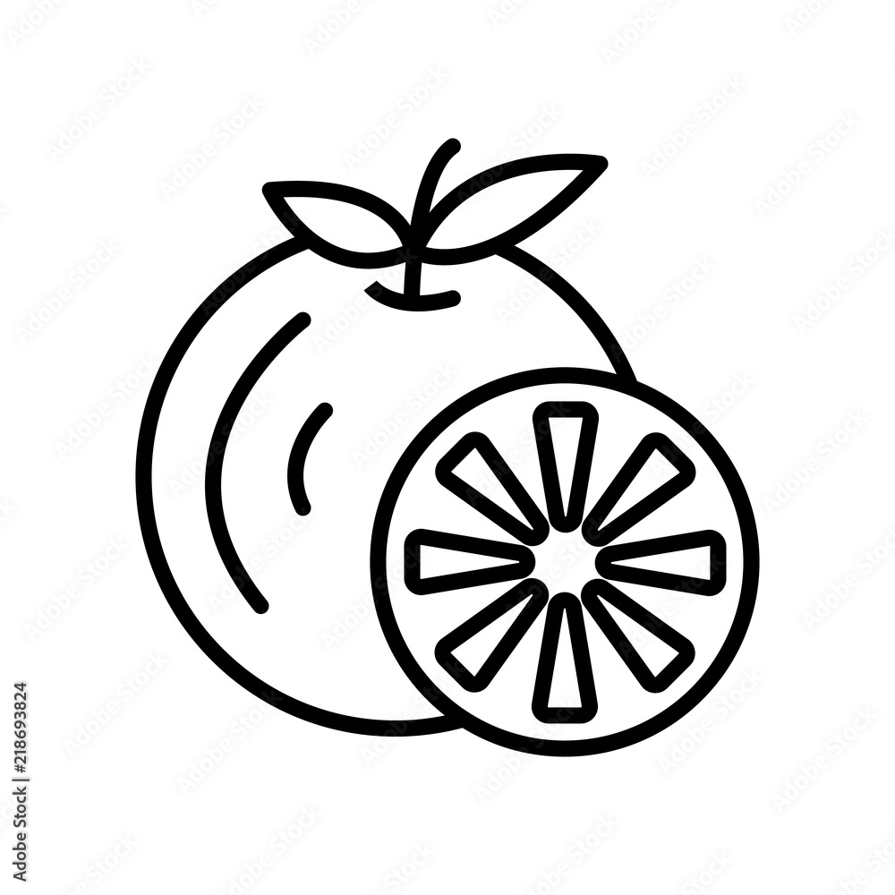 Poster tangerine icon isolated on white background. modern and editable tangerine icon. simple icons vector