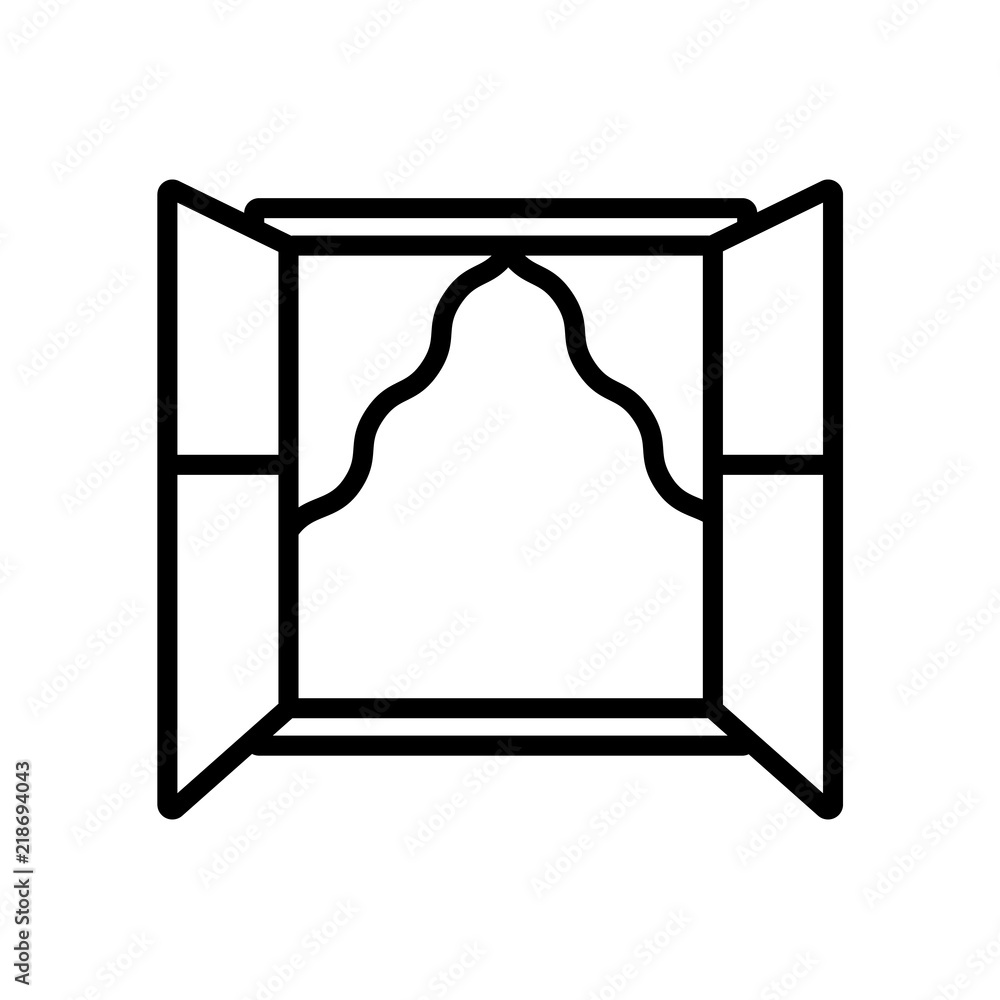 Poster window icon isolated on white background. modern and editable window icon. simple icons vector illus