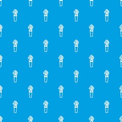 Textile zip pattern vector seamless blue repeat for any use