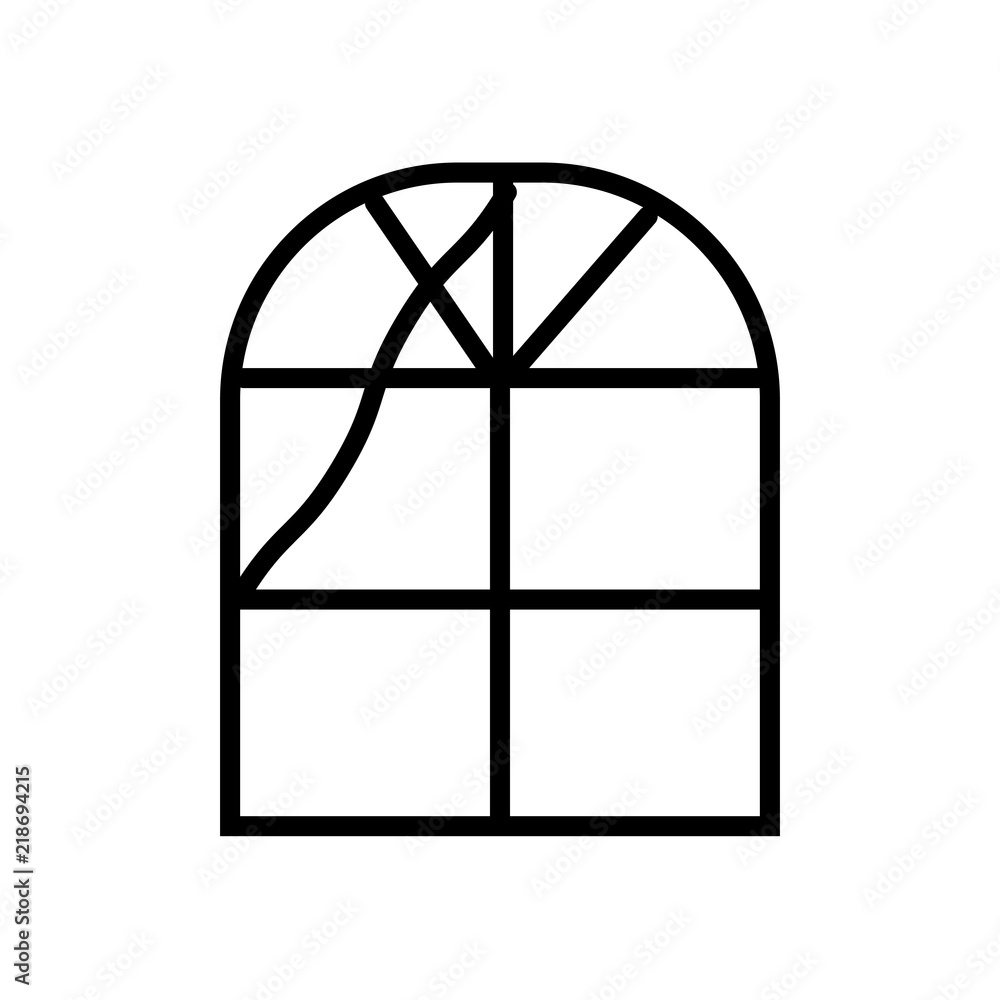 Poster window icon isolated on white background. modern and editable window icon. simple icons vector illus