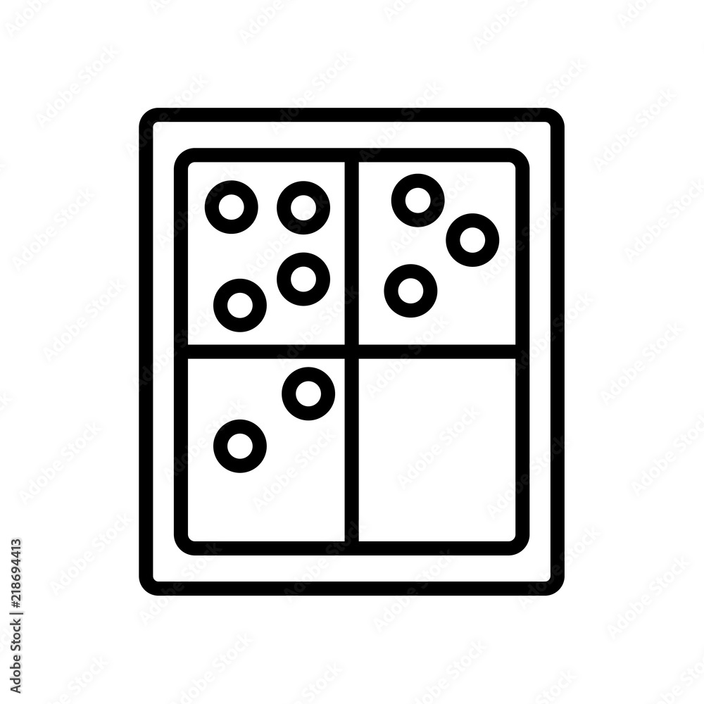 Poster window icon isolated on white background. modern and editable window icon. simple icons vector illus