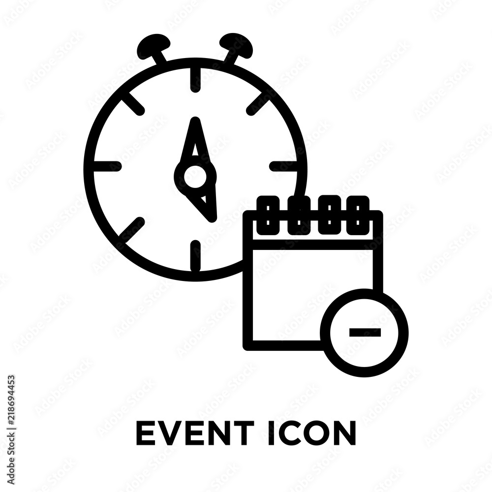Poster event icons isolated on white background. modern and editable event icon. simple icon vector illustr