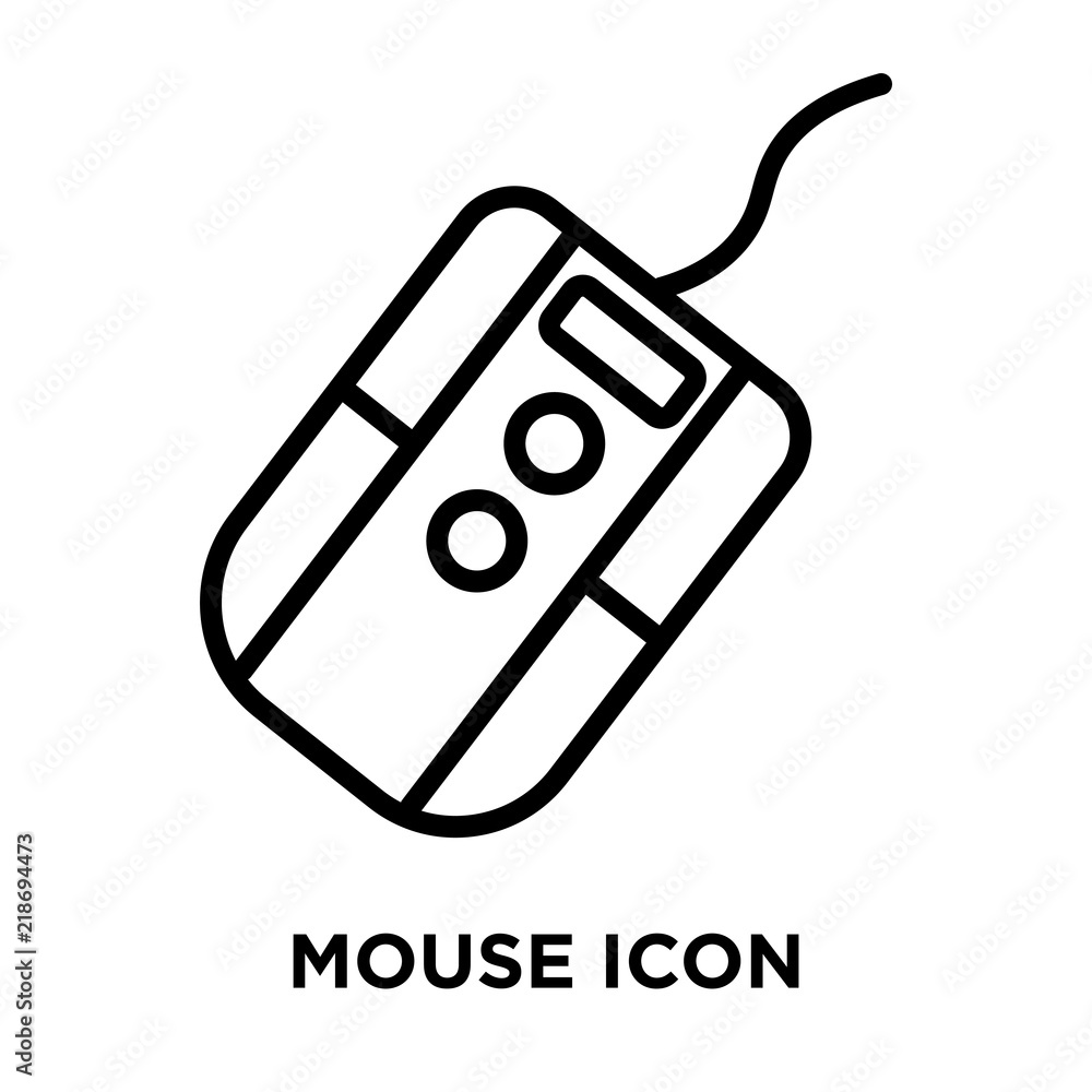 Poster mouse icons isolated on white background. modern and editable mouse icon. simple icon vector illustr