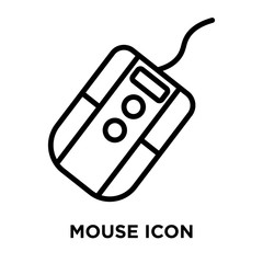 mouse icons isolated on white background. Modern and editable mouse icon. Simple icon vector illustration.