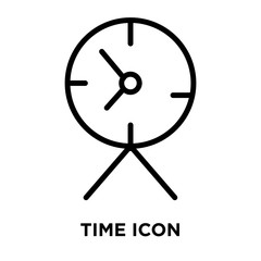 time icons isolated on white background. Modern and editable time icon. Simple icon vector illustration.
