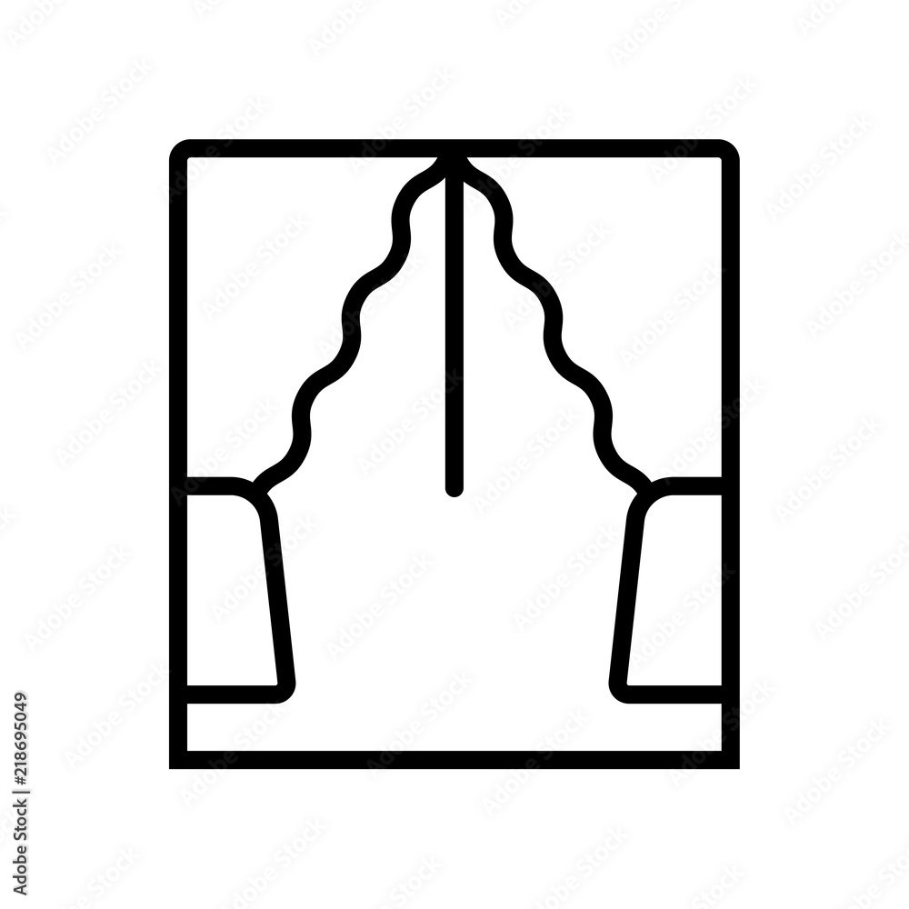 Poster window icon isolated on white background. modern and editable window icon. simple icons vector illus