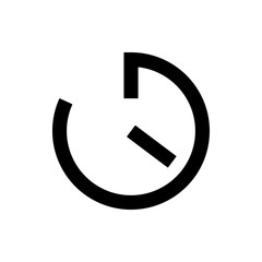 Timer Clock icon. Element of web icon for mobile concept and web apps. Thin line Timer Clock icon can be used for web and mobile