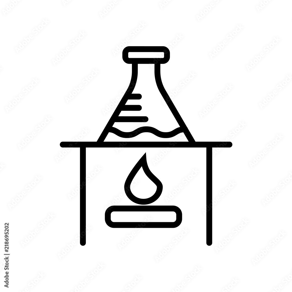 Poster flask icon isolated on white background. modern and editable flask icon. simple icons vector illustr