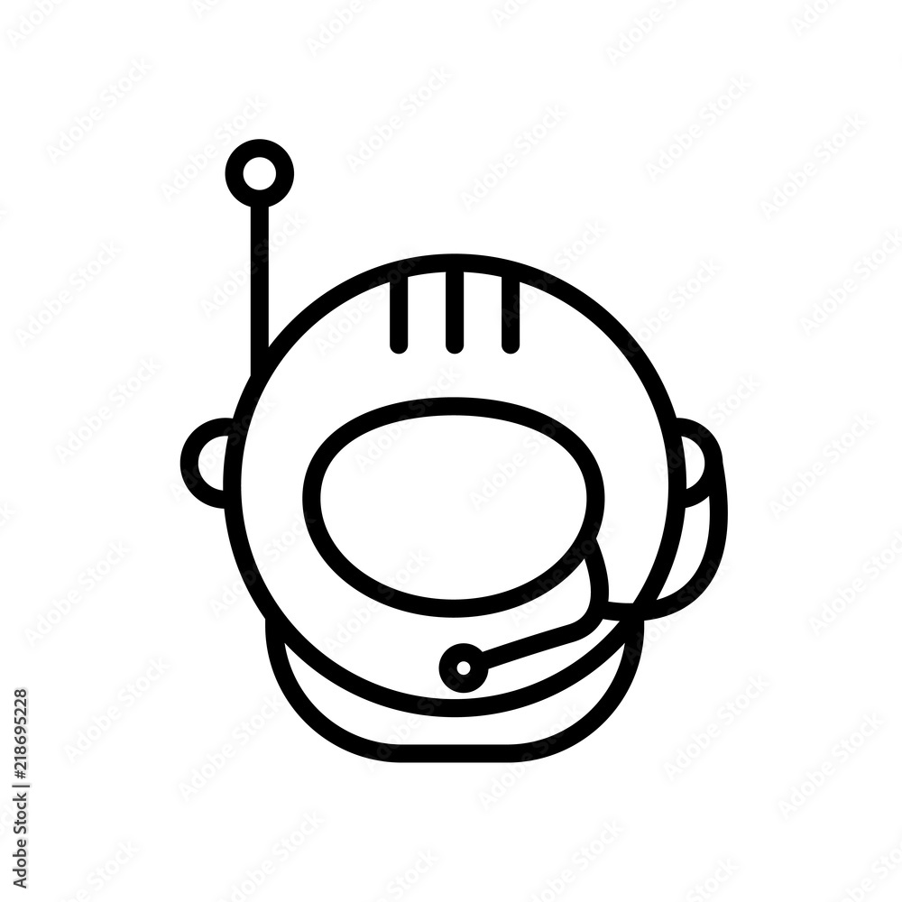 Poster astronaut icon isolated on white background. modern and editable astronaut icon. simple icons vector