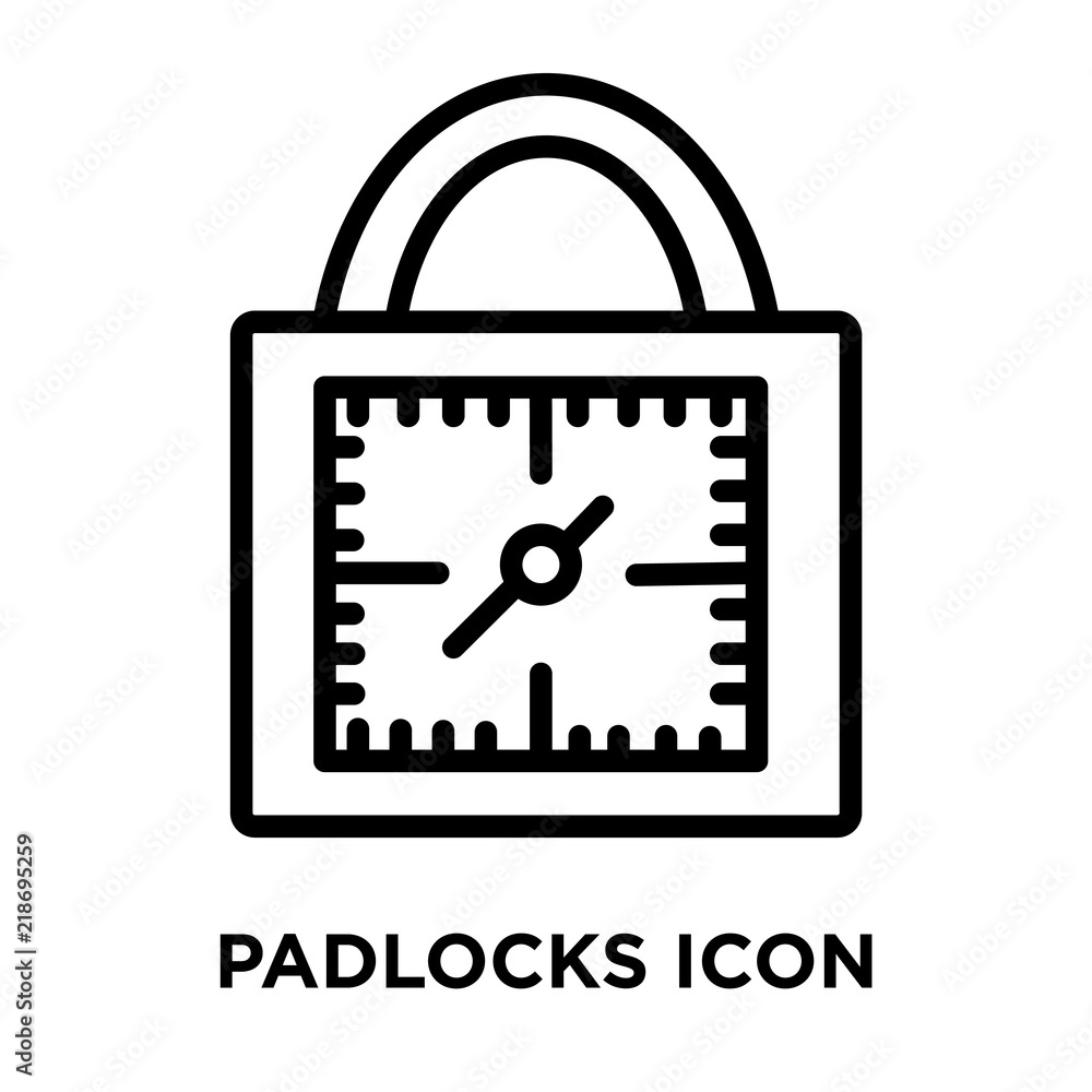 Poster padlocks icons isolated on white background. modern and editable padlocks icon. simple icon vector i