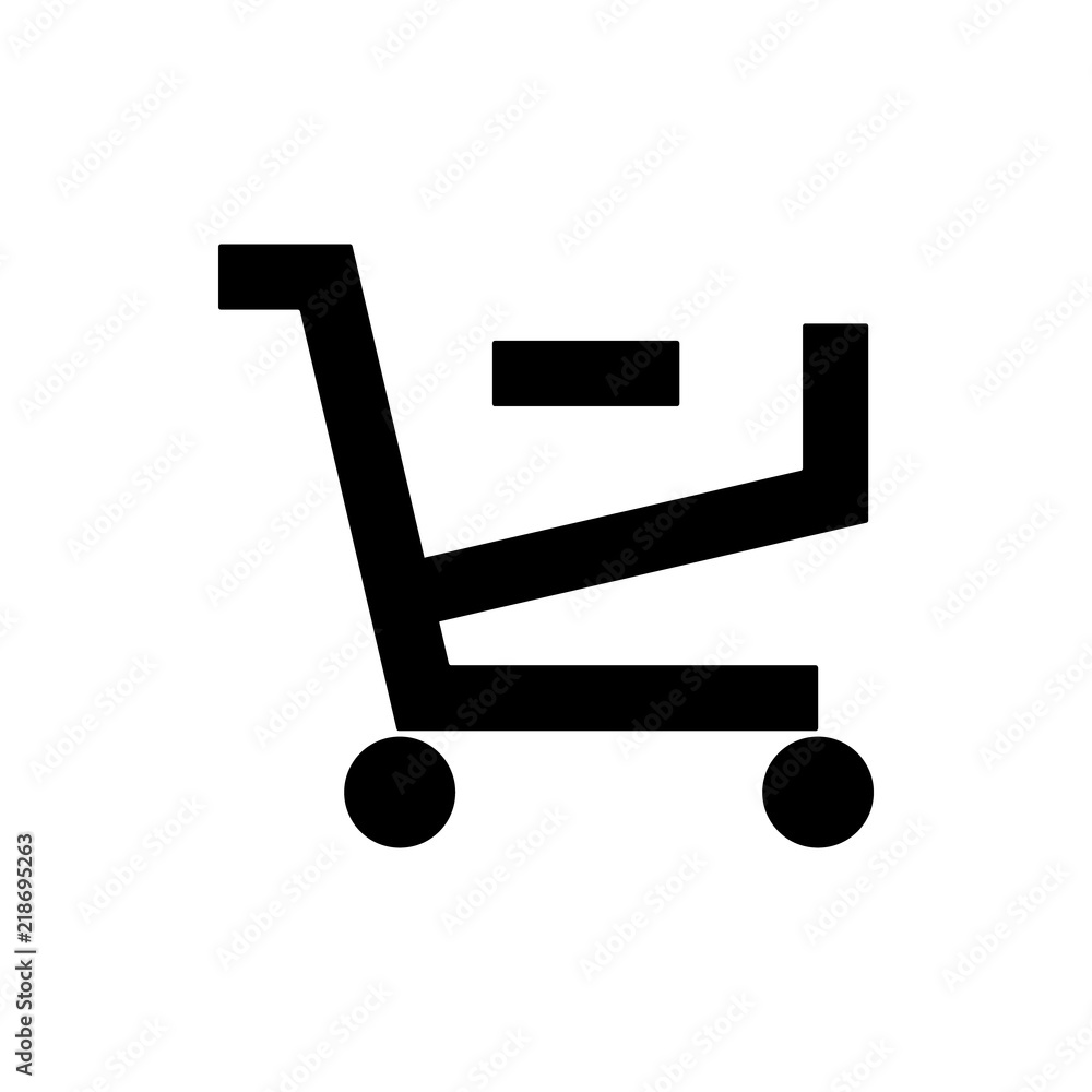 Poster shopping card remove icon. element of web icon for mobile concept and web apps. thin line shopping c