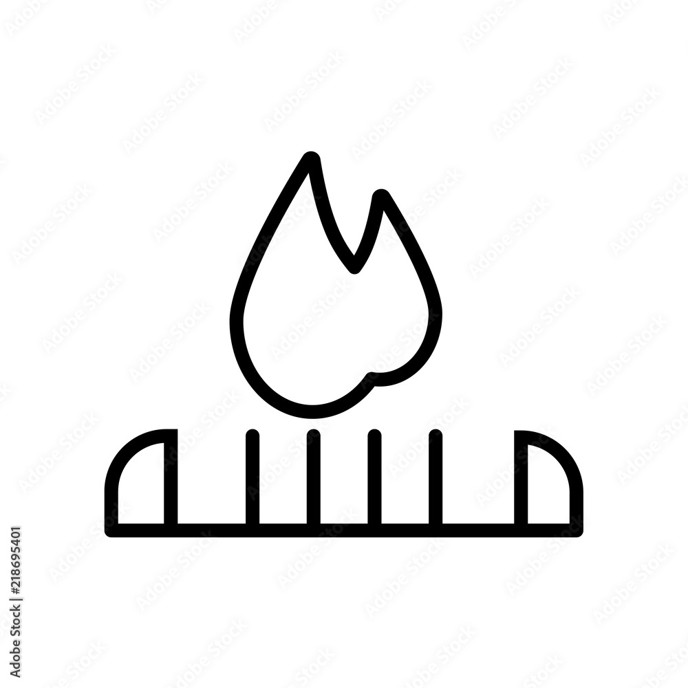 Poster burner icon isolated on white background. modern and editable burner icon. simple icons vector illus