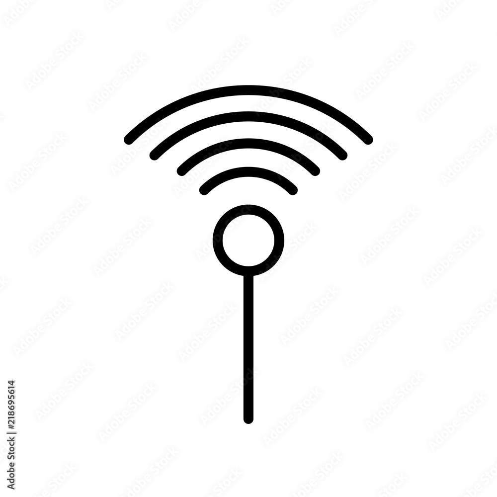 Poster network icon isolated on white background. modern and editable network icon. simple icons vector ill