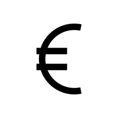 euro sign icon. Element of web icon for mobile concept and web apps. Thin line euro sign icon can be used for web and mobile