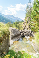 Mountain Panorama on summer