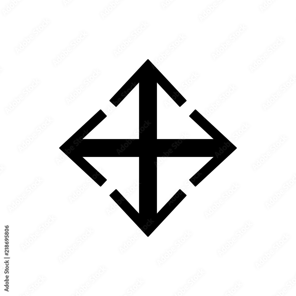 Poster arrow direction icon. element of web icon for mobile concept and web apps. thin line arrow direction