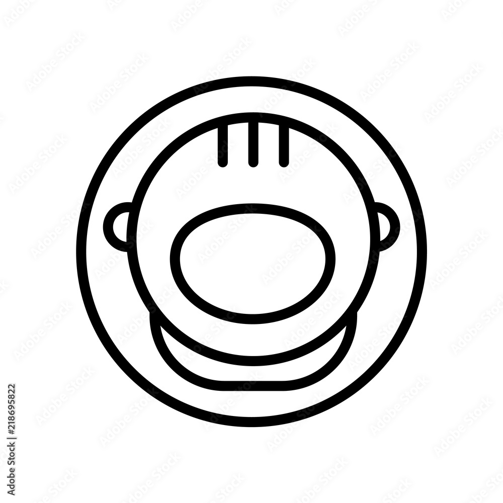 Poster astronaut icon isolated on white background. modern and editable astronaut icon. simple icons vector