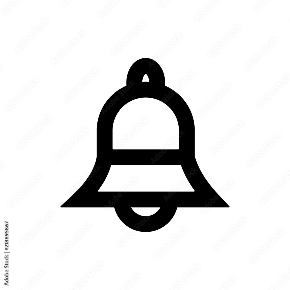 Poster bell icon. element of web icon for mobile concept and web apps. thin line bell icon can be used for 