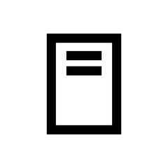 notebook icon. Element of web icon for mobile concept and web apps. Thin line notebook icon can be used for web and mobile