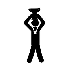 Winner icon vector isolated on white background, Winner sign