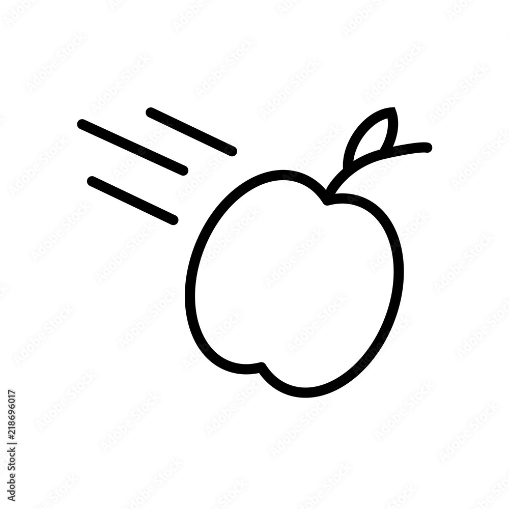 Poster gravity icon isolated on white background. modern and editable gravity icon. simple icons vector ill