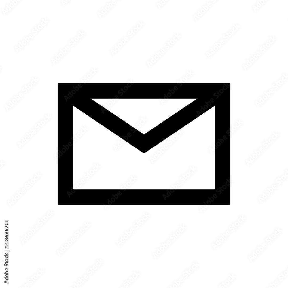 Poster letter icon. element of web icon for mobile concept and web apps. thin line letter icon can be used 