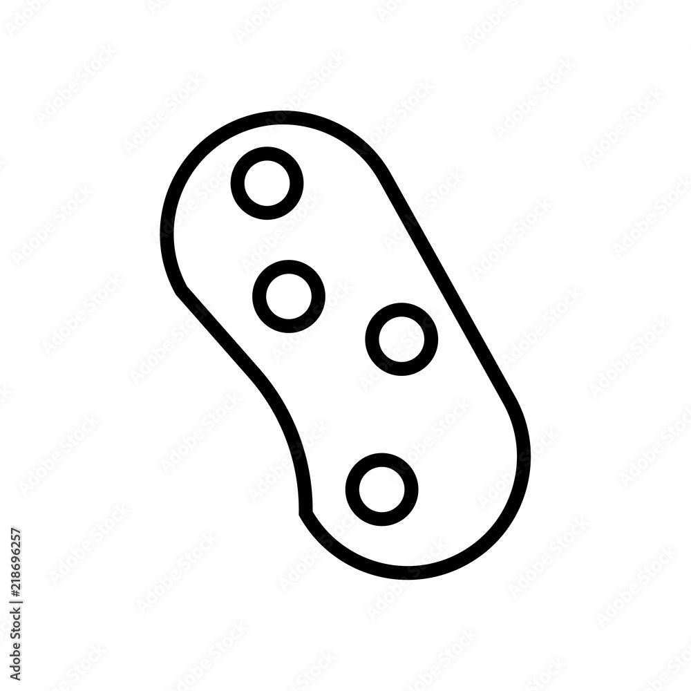 Poster microorganisms icon isolated on white background. modern and editable microorganisms icon. simple ic