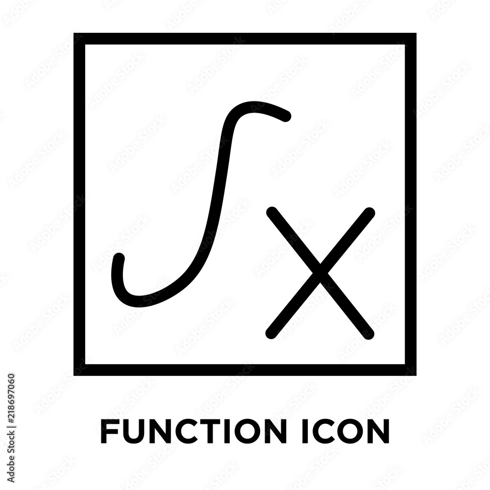 Poster function icons isolated on white background. modern and editable function icon. simple icon vector i