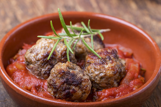 Albondigas, eine spanische Tapas-Vorspeise