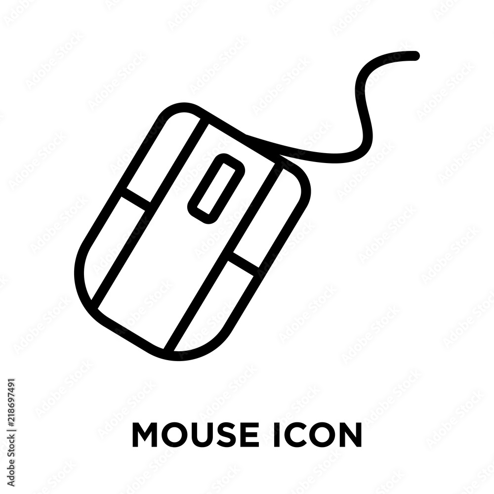 Poster mouse icons isolated on white background. modern and editable mouse icon. simple icon vector illustr